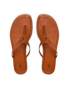 Polo Ralph Lauren Polo Ralph Lauren Šlepetės per pirštą 818P08374002 Ruda