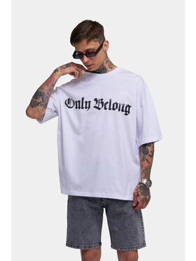 Machinist Machinist T-Shirt Koszulka Z Krótkim Rękawem Oversize Męska Biała Machinist Only Belong L Biały Oversize