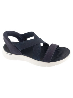 Skechers Skechers Sandali Slip-Ins: Go Walk Flex Sandal - Glimmer Up Blu scuro