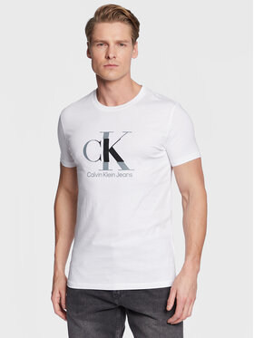 Calvin Klein Jeans Calvin Klein Jeans T-Shirt J30J323299 Biały Slim Fit