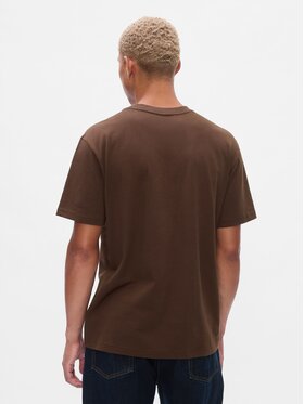 Gap Gap T-Shirt 797924-07 Brązowy Regular Fit