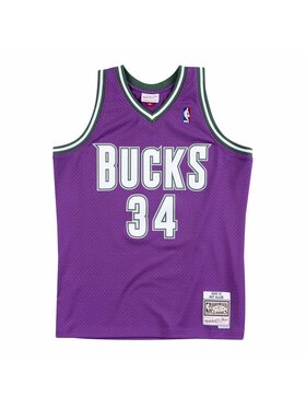 Mitchell & Ness Mitchell & Ness Tank top Milwaukee Bucks Ray Allen Fioletowy Standard Fit