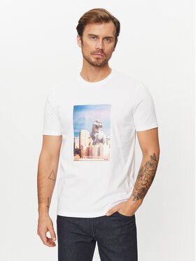 Boss Boss Тишърт Tefragile 50503535 Бял Regular Fit