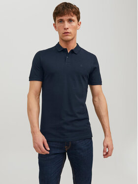 Jack&Jones Jack&Jones Polo Basic 12136516 Σκούρο μπλε Slim Fit
