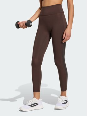 adidas adidas Legginsy 158687 Brązowy Fitted Fit