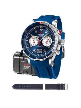 Vostok Europe Vostok Europe Zegarek 6S21-510A583S Niebieski
