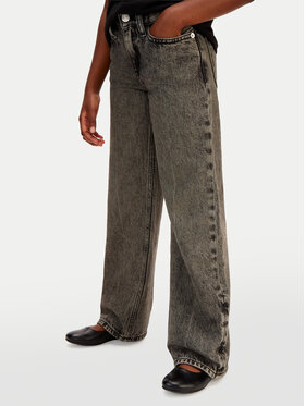 Calvin Klein Jeans Calvin Klein Jeans Jeansy IG0IG03055 Szary Wide Leg