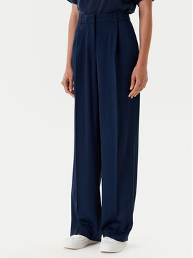 Tommy Hilfiger Tommy Hilfiger Pantaloni din material WW0WW46749 Bleumarin Relaxed Fit