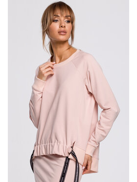 Made of Emotion Made of Emotion Felpa M492 Rosa Ahletic Fit