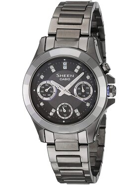Casio Casio Zegarek SHE-3503BD-1AER Srebrny
