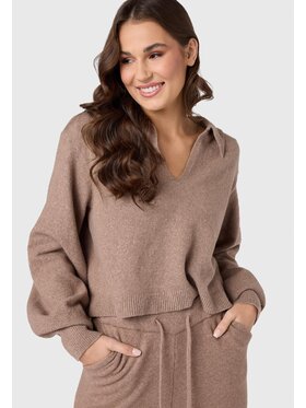 LAURELLA LAURELLA Sweter Laurella 6VA007103 Beżowy Regular Fit