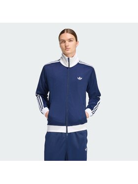 adidas adidas Bluza CLASSIC Błękitny Slim Fit