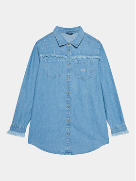 Guess Guess džínsová košeľa J3BH01 D5A40 Modrá Regular Fit
