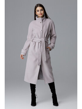 FIGL FIGL Παλτό M624 Μπεζ Regular Fit