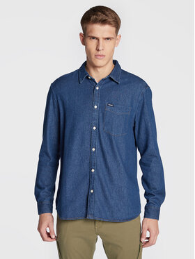 Wrangler Wrangler camicia di jeans W5B9LW023 112321159 112321159 Blu Regular Fit