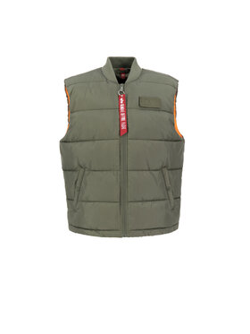 Alpha Industries Alpha Industries Kamizelka Puffer Vest Zielony Regular Fit