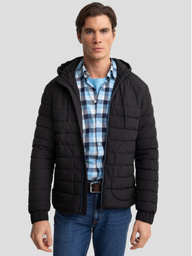 BIG STAR BIG STAR Kurtka zimowa EMILIO Czarny Basic Fit