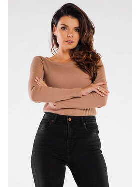Infinite You Infinite You Blúzka M284 Béžová Basic Fit