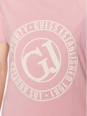 Guess T-shirt Debora V3YI07 I3Z14 Ružičasta Regular Fit