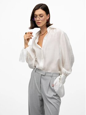 MANDRAGORA MANDRAGORA Koszula Carmen Beżowy Standard Fit