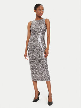 Rinascimento Rinascimento Rochie cocktail CFC0120287003 Gri Regular Fit