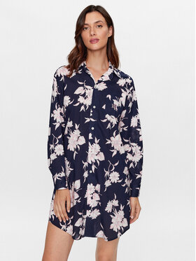 Lauren Ralph Lauren Lauren Ralph Lauren Nočná košeľa ILN32263 Tmavomodrá Regular Fit