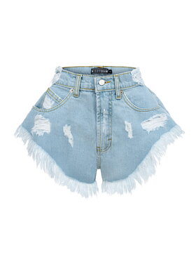 MissDenim MissDenim Džínové šortky Skorts Modrá Regular Fit