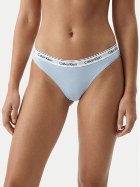 Calvin Klein Underwear Calvin Klein Underwear Perizoma 000QD5043E Celeste