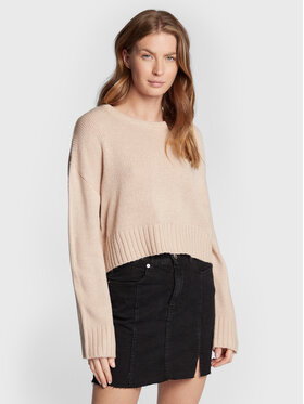 Brave Soul Brave Soul Pulover LK-555CHESTER Bež Relaxed Fit