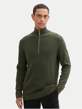 Tom Tailor Tom Tailor Sveter 1042454 Zelená Regular Fit