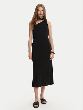 Max Mara Max Mara Koktélruha Verbena 2516621068 Fekete Regular Fit
