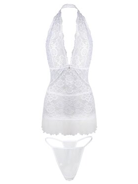 DKaren Lingerie DKaren Lingerie Komplet bielizny Jolie Biały Classic Fit