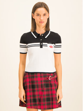 Guess Guess Polohemd Ingrid W01R0C Z2LJ0 Weiß Regular Fit