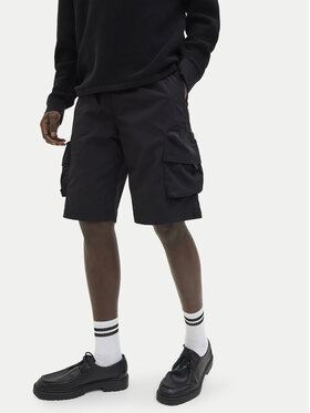 Jack&Jones Jack&Jones Szövet rövidnadrág Cole 12269386 Fekete Cargo Fit