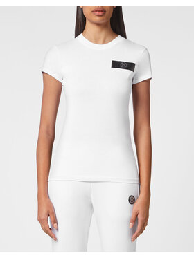 Plein Sport Plein Sport Tričko 1595 Biela Regular Fit