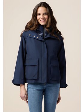 Oltre Oltre Kurtka puchowa F129J000182N0Z4 Niebieski Baggy Fit