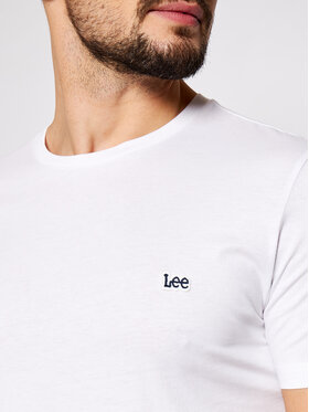 Lee T-shirt SS Patch Logo Tee L60UFQ12 112113578 Bijela Regular Fit