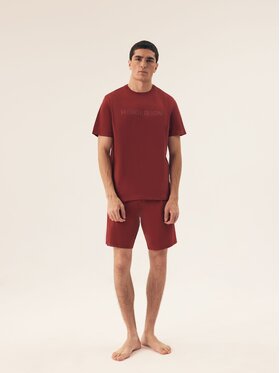 Henderson Henderson Pyžamo 42626 Červená Regular Fit