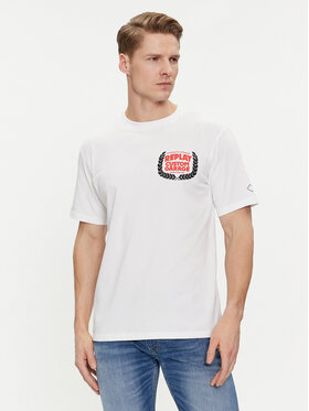 REPLAY Replay Tricou M6765.000.22662 Alb Regular Fit