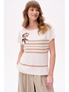 blue shadow blue shadow Bluzka Shyly Écru Regular Fit