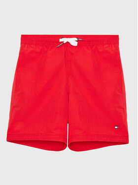 Tommy Hilfiger Tommy Hilfiger Szorty kąpielowe UB0UB00482 Czerwony Regular Fit