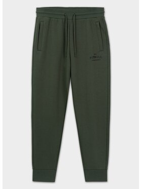 PITBULL PITBULL Spodnie dresowe męskie SAMPSON 3XL Zielony Regular Fit