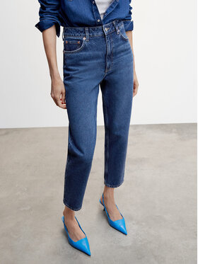 Mango Mango Jeansy Mom2000 47011305 Niebieski Mom Fit