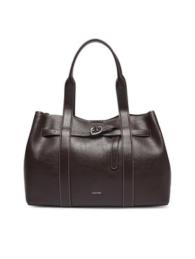 Calvin Klein Calvin Klein Käekott Buckle Medium Work Tote LV04F3549G Pruun