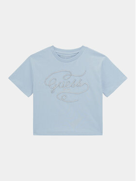 Guess Guess Футболка J4RI18 K8HM4 Блакитний Regular Fit