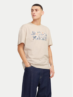 Jack&Jones Jack&Jones Tricou Bryan 12268127 Bej Relaxed Fit