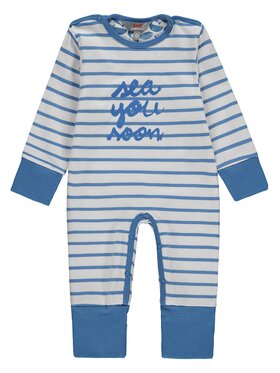 Kanz Kanz Komplet body i śpiochy 1912858-3710 Niebieski Basic Fit