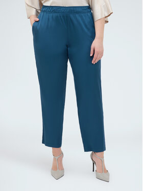 Fiorella Rubino Fiorella Rubino Spodnie materiałowe P037L002387N024 Turkusowy Regular Fit