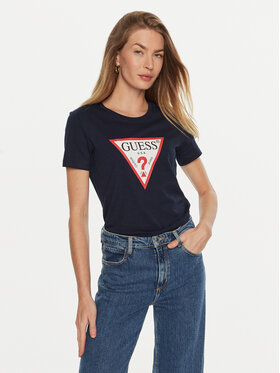 Guess Guess Póló W1YI1B I3Z14 Sötétkék Regular Fit