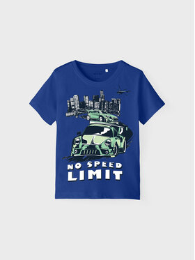 NAME IT NAME IT Tricou 13214986 Albastru Regular Fit